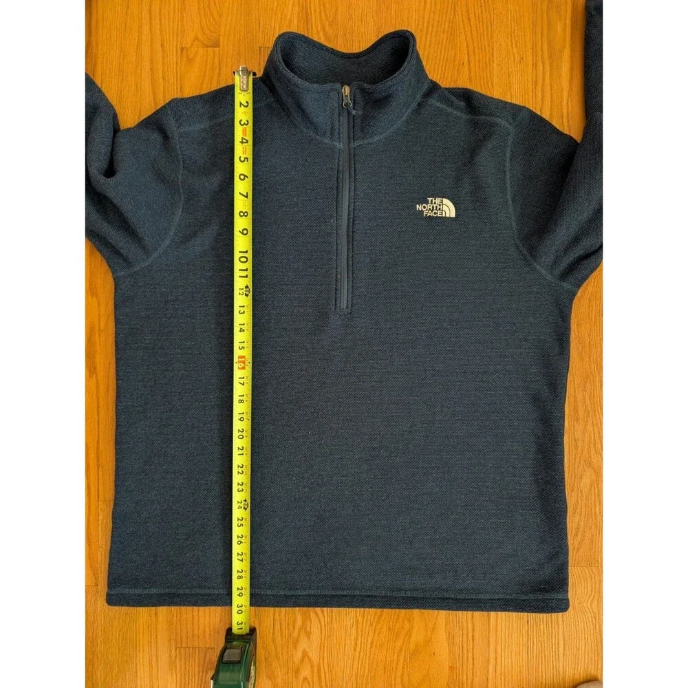 The North Face Jacket Mens XXL Textured Cap Rock Quarter Zip Fleece Pullover
